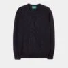Dorset Men's Lambswool Jumper In Navy - Classic Fit -Elegant Wear World Lambswool Sweater Dorset Navy