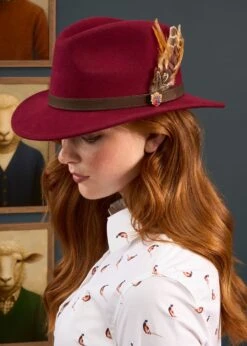 Lawen Ladies Printed Cotton Shirt - Pheasant Design -Elegant Wear World Lawen Ladies Pheasant Design Shirt 6