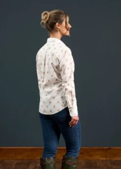 Lawen Ladies Printed Cotton Shirt - Floral Print -Elegant Wear World Lawen Ladies Printed Cotton Shirt Floral Print 3