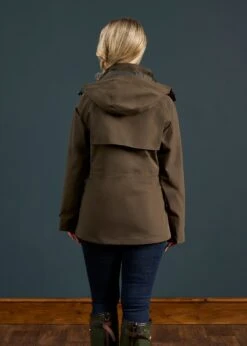Lockwood Ladies Jacket In Olive -Elegant Wear World Lockwood Ladies Jacket Olive 3
