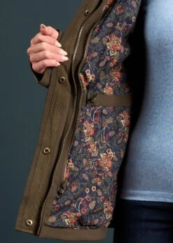 Lockwood Ladies Jacket In Olive -Elegant Wear World Lockwood Ladies Jacket Olive 5