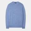 Melfort Cashmere Jumper In Ocean - Regular Fit -Elegant Wear World Melfort Cashmere Jumper Ocean