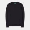 Melfort Cashmere Jumper In Charcoal - Regular Fit -Elegant Wear World Melfort Mens Cashmere Jumper Charcoal