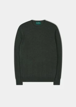 Melfort Cashmere Jumper In Rosemary - Regular Fit