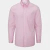 Men's Oxford Cotton Button Down Shirt In Pink