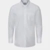 Men's Oxford Cotton Button Down Shirt In White
