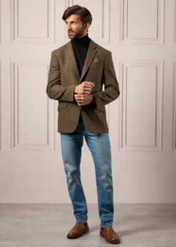 Linton Merino Wool Roll Neck Jumper In Black - Regular Fit 11 Linton Merino Wool Roll Neck Jumper In Black - Regular Fit -Elegant Wear World Mens Tweed Blazer Surrey Hemlock 2 5ae43e42 c206 4692 91c1 c133d252d04a