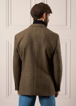 Surrey Tweed Lined Blazer In Hemlock - Regular Fit -Elegant Wear World Mens Tweed Blazer Surrey Hemlock 6