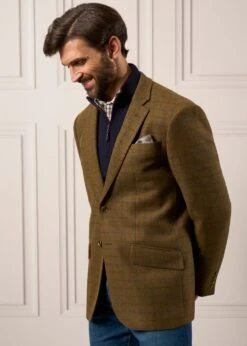 Surrey Tweed Lined Blazer In Moor - Regular Fit 8 Surrey Tweed Lined Blazer In Moor - Regular Fit -Elegant Wear World Mens Tweed Blazer Surry Moorland 2