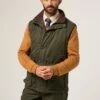 Milwood Men's Olive Waterproof Shooting Waistcoat -Elegant Wear World Milwood Mens Waterproof Shooting Waiscoat Olive