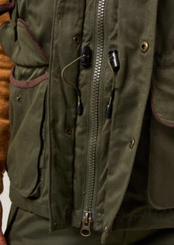 Milwood Men's Olive Waterproof Shooting Waistcoat -Elegant Wear World Milwood Mens Waterproof Shooting Waiscoat Olive 4