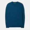 Radstone Men's Merino Wool Jumper In Bottle Blue - Regular Fit -Elegant Wear World RADSTONE CREW NECK BOTTLE BLUE 01