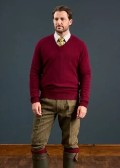 Rutland Men's Tweed Shooting Breeks In Oakley -Elegant Wear World Rutland Mens Tweed Shooting Breeks Oakley 1