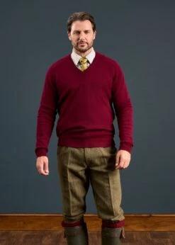 Rutland Men's Tweed Shooting Breeks In Oakley -Elegant Wear World Rutland Mens Tweed Shooting Breeks Oakley 3