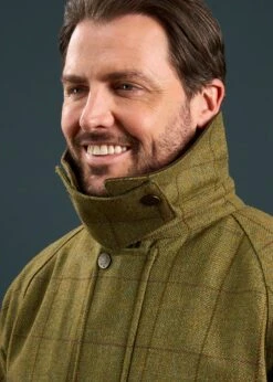 Rutland Men's Tweed Waterproof Shooting Coat In Lichen - Regular Fit 17 Rutland Men's Tweed Waterproof Shooting Coat In Lichen - Regular Fit -Elegant Wear World Rutland Mens Tweed Waterproof Shooting Coat Lichen 5