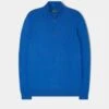 Selhurst Cotton Cashmere 1/4 Zip Jumper In Regatta -Elegant Wear World Selhurst Cotton Cashmere Zip Jumper Regatta