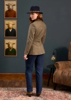 Surrey Ladies Tweed Blazer In Seabrook - Regular Fit -Elegant Wear World Surrey Ladies Tweed Blazer Seabrook 4
