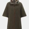 Surrey Ladies Tweed Cape In Hemlock -Elegant Wear World Surrey Ladies Tweed Cape Hemlock 2 74633263 e707 4e92 89c8 82ab12a65589
