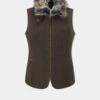 Surrey Ladies Tweed Gilet In Hemlock 16 Surrey Ladies Tweed Gilet In Hemlock -Elegant Wear World Surrey Ladies Tweed Gilet Hemlock