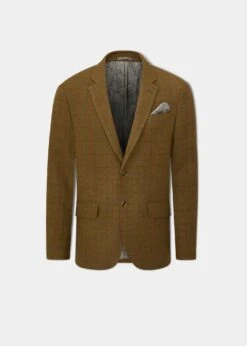Surrey Tweed Lined Blazer In Moor - Regular Fit