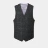 Surrey Men's Tweed Lined Country Waistcoat In Green Check - Regular Fit 7 Surrey Men's Tweed Lined Country Waistcoat In Green Check - Regular Fit -Elegant Wear World Tweed waistcoat Surrey Green Check