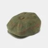 Combrook Men's Tweed Bakerboy Cap In Reed -Elegant Wear World ap combrook mens baker boy cap reed
