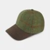 Combrook Men's Tweed Baseball Cap In Reed -Elegant Wear World ap combrook mens baseball cap reed