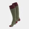 Men's Shooting Socks - Merlot & Fern -Elegant Wear World ap socks mens sk31