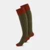 Ladies Shooting Socks - Saffron And Olive -Elegant Wear World ap socks womens saffron and olive sk33