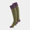 Ladies Shooting Socks - Mauve & Meadow -Elegant Wear World ap socks womens sk32