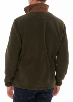 Aylsham Men's Fleece Jacket In Green - Regular Fit 5 Aylsham Men's Fleece Jacket In Green - Regular Fit -Elegant Wear World aylgjkt green 2 1