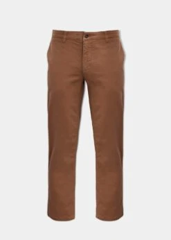 Bamforth Men's Chino Trouser In Taupe - Regular Fit