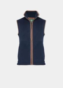 Aylsham Children's Fleece Waistcoat In Navy