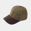 Combrook Men's Tweed Baseball Cap In Thyme -Elegant Wear World combrook mens baseball cap thyme