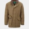 Combrook Men's Tweed Shooting Field Coat In Thyme - Shooting Fit -Elegant Wear World combrook mens tweed shooting field coat thyme 1