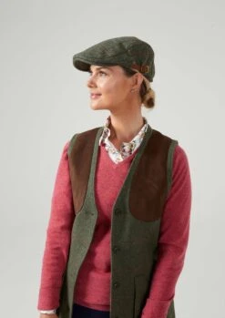 Combrook Unisex Tweed Country Cap In Heath -Elegant Wear World combrook womens tweed flat cap heath 2