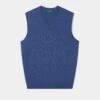Ellerby Cotton Cashmere Slipover In Indigo -Elegant Wear World ellerby cotton cashmere slipover Indigo