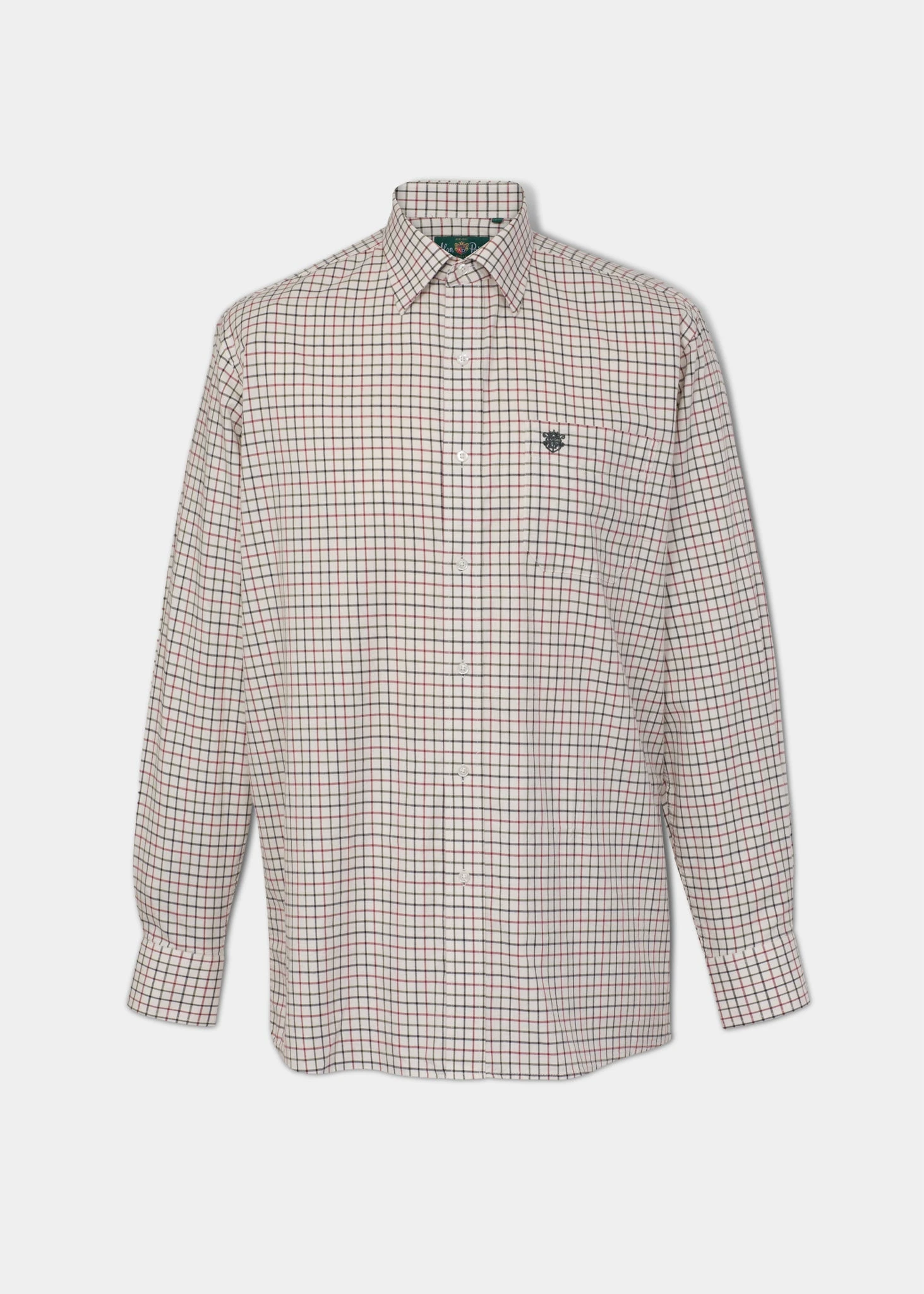 Ilkley Men's Country Check Red Shirt - Shooting Fit 1 Ilkley Men's Country Check Red Shirt - Shooting Fit