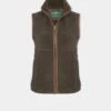 Aylsham Ladies Fleece Gilet In Green - Regular Fit 2 Aylsham Ladies Fleece Gilet In Green - Regular Fit -Elegant Wear World ladies fleece gilet green