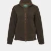 Aylsham Ladies Fleece Jacket In Green - Regular Fit -Elegant Wear World ladies fleece jacket green
