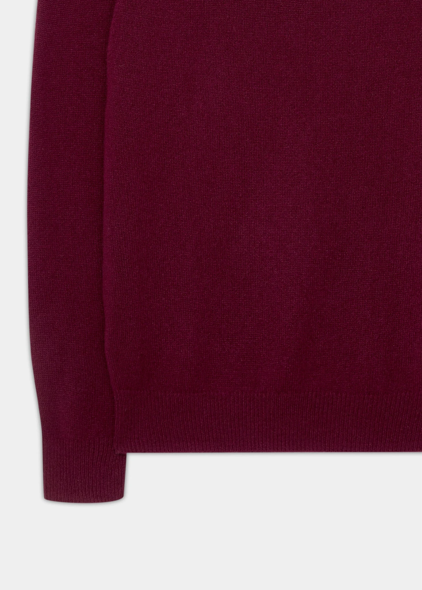 Sutherland Lambswool 1/4 Zip Jumper In Bordeaux - Regular Fit 10 Sutherland Lambswool 1/4 Zip Jumper In Bordeaux - Regular Fit - Image 10
