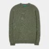 Lenzie Men's Lambswool Jumper In Landscape - Regular Fit -Elegant Wear World lenzie mens lambswool jumper landscape 1