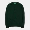 Lenzie Men's Lambswool Jumper In Tartan Green - Regular Fit 6 Lenzie Men's Lambswool Jumper In Tartan Green - Regular Fit -Elegant Wear World lenzie mens lambswool jumper tartan green 1