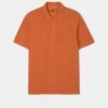 Weymouth Washed Effect Polo Shirt In Amber 2 Weymouth Washed Effect Polo Shirt In Amber -Elegant Wear World ls1624n weymouth short sleeve polo amber
