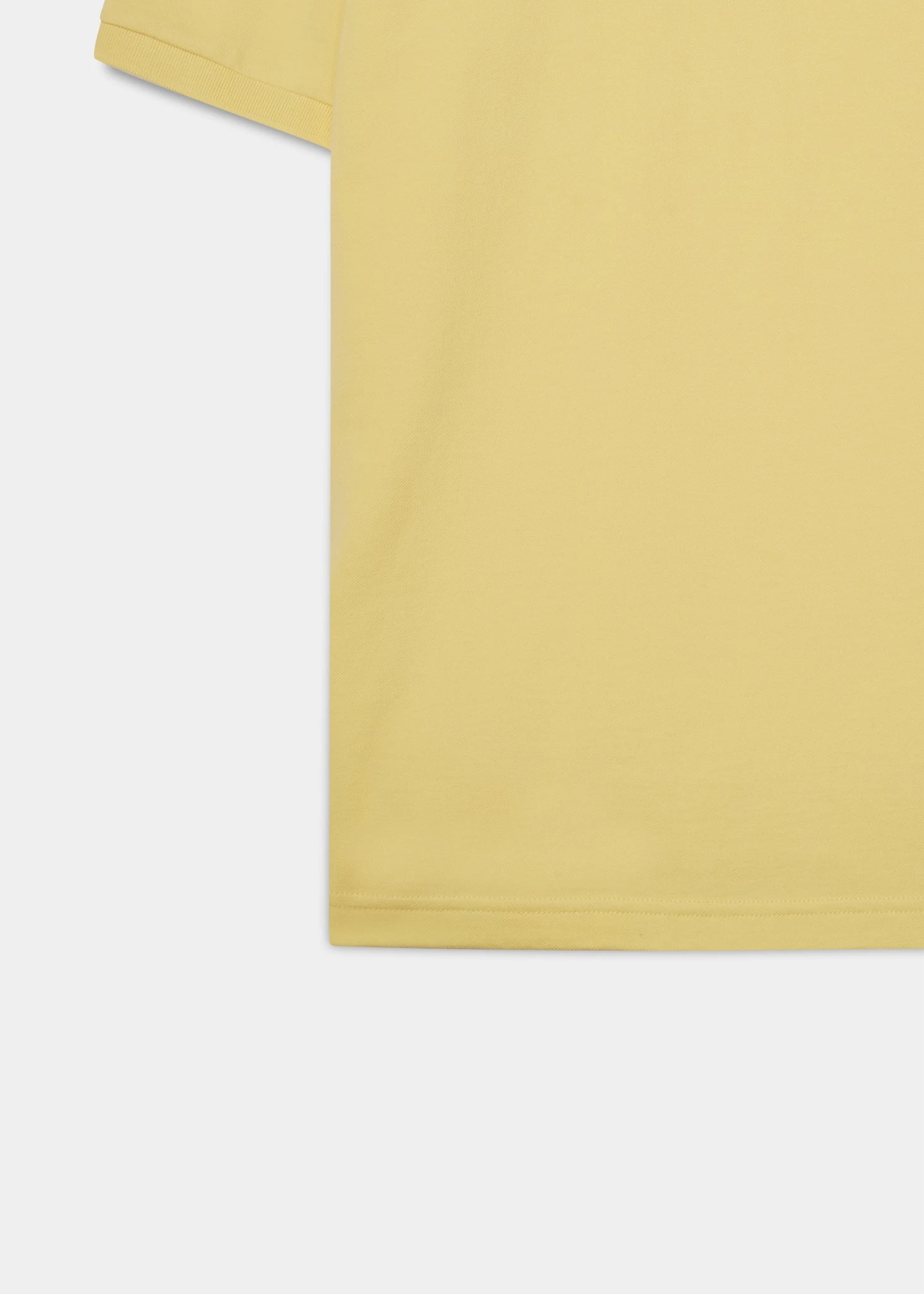 Fritton Pique Polo Shirt In Lemon 3 Fritton Pique Polo Shirt In Lemon - Image 3