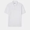 Fritton Pique Polo Shirt In White -Elegant Wear World ls2008 fritton mens pique polo shirt white 1