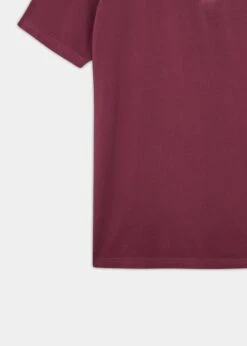 Tutbury Faded Dye Polo Shirt In Claret - Without Emblem -Elegant Wear World ls2101 tutbury mens faded dye polo shirt claret 3 6a62f01e ac90 4ae2 9c88 e78792bd424e