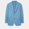 Heymouth Men's Cotton Blazer In Airforce -Elegant Wear World ls2214 heymouth cotton blazer airforce