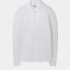 Reed Long Sleeve Polo In White 2 Reed Long Sleeve Polo In White -Elegant Wear World ls2304 reed long sleeve polo white