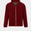 Aylsham Men's Fleece Jacket In Bloodstone - Regular Fit 3 Aylsham Men's Fleece Jacket In Bloodstone - Regular Fit -Elegant Wear World mens fleece jacket bloodstone